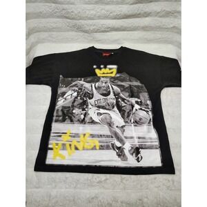 Dry Clean Only By Saks Pixel Collection Sz L "HILLUPS" T-shirt Short Sleeves